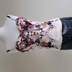 Bebe Floral Bustier Top
